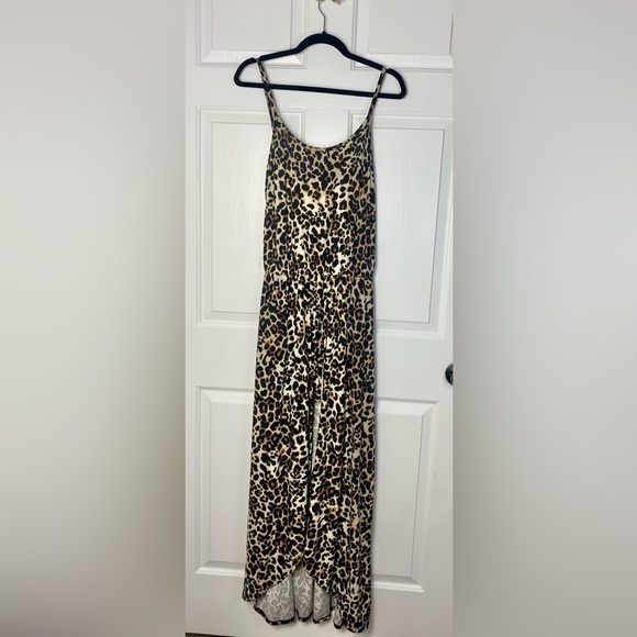 Eye Candy Juniors' Plus Size Printed Spaghetti Strap Maxi Romper - Picture 2 of 7